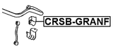 CRSB-GRANF - FRONT STABILIZER BAR BUSH