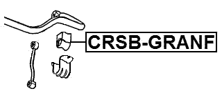CRSB-GRANF - FRONT STABILIZER BAR BUSH