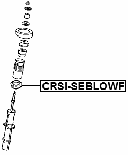 CRSI-SEBLOWF - REAR SPRING LOWER SEAT