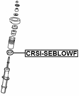 CRSI-SEBLOWF - REAR SPRING LOWER SEAT