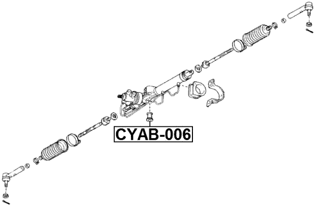 CYAB-006 - STEERING RACK BUSHING