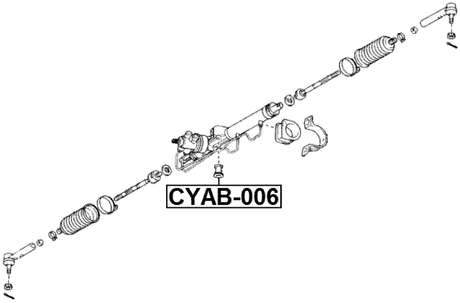 CYAB-006 - STEERING RACK BUSHING