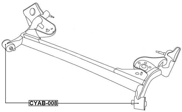 CYAB-008 - REAR CROSSMEMBER BUSHING