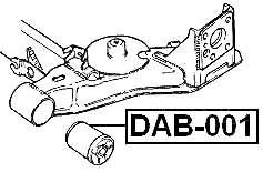 DAB-001 - REAR CROSSMEMBER BUSHING