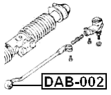 DAB-002 - STEERING TIE ROD BUSHING