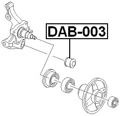DAB-003 - BUSHING, REAR SHOCK ABSORBER