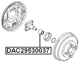 DAC29530037 - REAR WHEEL BEARING 29X53X37