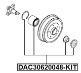 DAC30620048-KIT - REAR WHEEL BEARING REPAIR KIT 30X62X48