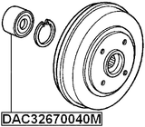 DAC32670040M - REAR WHEEL BEARING 32X67X40