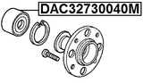DAC32730040M - REAR WHEEL BEARING 32X73X40