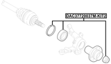 DAC37720037M-KIT2 - FRONT WHEEL BEARING REPAIR KIT 37X72X37