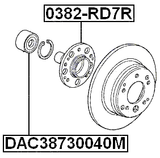 DAC38730040M - WHEEL BEARING 38X73X40