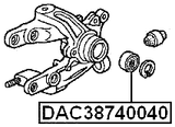 DAC38740040 - REAR WHEEL BEARING 38X74X40