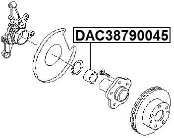 DAC38790045 - REAR WHEEL BEARING 38X79X45