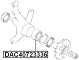 DAC40723336 - FRONT WHEEL BEARING 40X72X33X36