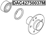 DAC42750037M - REAR WHEEL BEARING 42X75X37