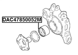 DAC47850052M - FRONT WHEEL BEARING 47X85X52