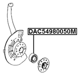 DAC54980050M - FRONT WHEEL BEARING 54X98X50