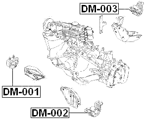 DM-002 - LEFT ENGINE MOUNT