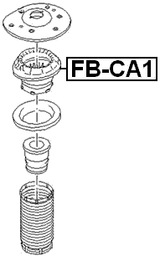 FB-CA1 - FRONT SHOCK ABSORBER BEARING