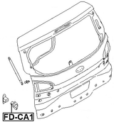 FD-CA1 - TRUNK LID CUSHION