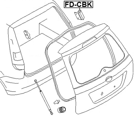 FD-CBK - TRUNK LID CUSHION