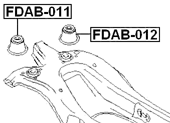 FDAB-012 - REAR CROSSMEMBER BUSHING
