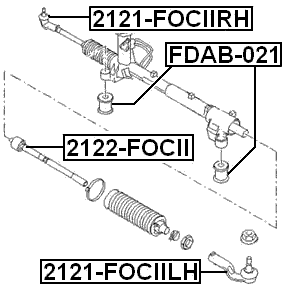 FDAB-021 - STEERING RACK BUSHING