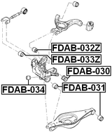 FDAB-034 - REAR KNUCKLE BUSHING