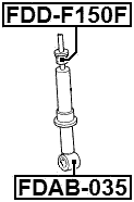 FDAB-035 - FRONT SHOCK ABSORBER BUSHING