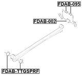FDAB-095 - REAR LEAF SPRING BUSHING