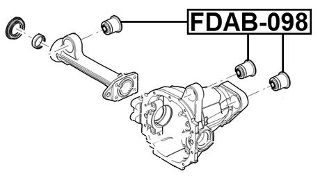 FDAB-098 - FRONT DIFFERENTIAL MOUNT