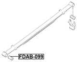 FDAB-099 - FRONT BUSHING, REAR LEAF SPRING