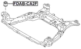 FDAB-CA2F - SUBFRAME BUSHING