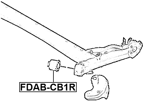FDAB-CB1R - REAR CROSSMEMBER BUSHING