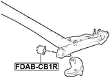 FDAB-CB1R - REAR CROSSMEMBER BUSHING