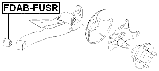FDAB-FUSR - REAR CROSSMEMBER BUSHING