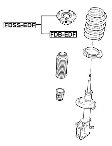 FDB-EDF - FRONT SHOCK ABSORBER BEARING
