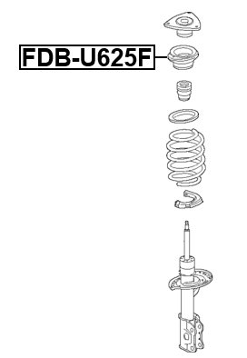 FDB-U625F - FRONT SHOCK ABSORBER BEARING
