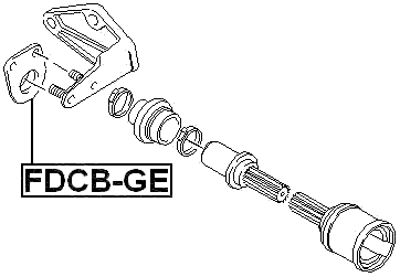 FDCB-GE - AXLE SHAFT BEARING