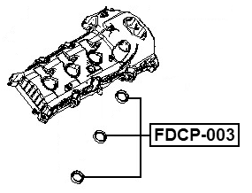FDCP-003 - SEAL RING, SPARK PLUG TUBE