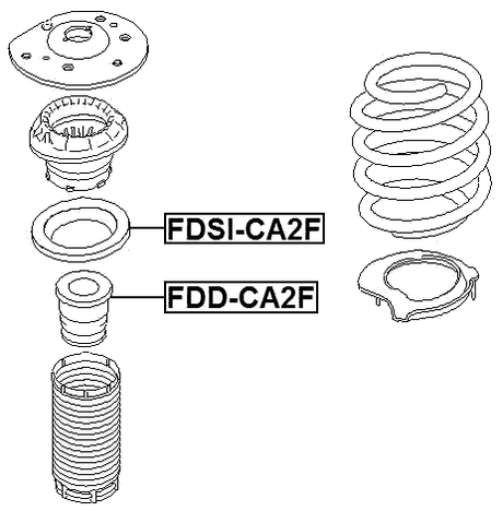 FDD-CA2F - FRONT SHOCK ABSORBER JOUNCE BUMPER
