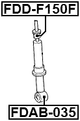 FDD-F150F - FRONT SHOCK ABSORBER JOUNCE BUMPER