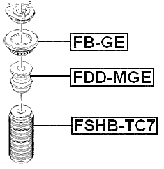 FDD-MGE - FRONT SHOCK ABSORBER JOUNCE BUMPER