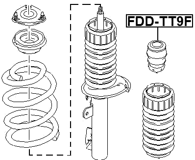 FDD-TT9F - FRONT SHOCK ABSORBER JOUNCE BUMPER