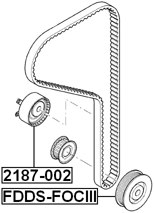 FDDS-FOCIII - CRANKSHAFT PULLEY