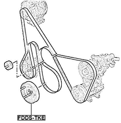 FDDS-TKE - CRANKSHAFT PULLEY DURATORQ2.2