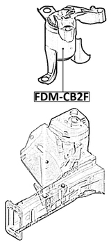FDM-CB2F - FRONT ENGINE MOUNT (HYDRO)