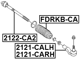FDRKB-CA - STEERING GEAR BOOT