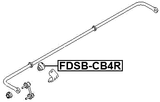 FDSB-CB4R - REAR STABILIZER BAR BUSH D18